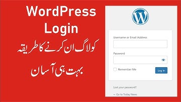 How to WordPress Login in local Server Xampp 2024