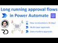 Power Automate long running Approval flows (beyond 30 days)