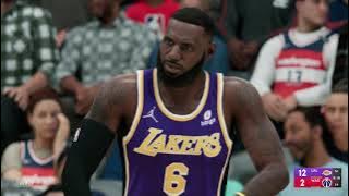 NBA 2K22 Gameplay: Los Angeles Lakers vs Washington Wizards - (Xbox Series X) [4K60FPS]