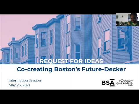 Request for Ideas Information Session: Co-Creating Boston's Future-Decker