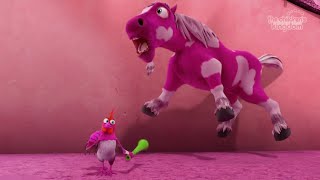 The Rooster surprised the horse//Sponsored by Gamavision Csupo effects