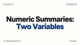 Session 36 | Multi-Variable Tables and Numeric Formatting