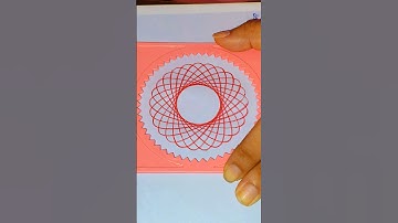 Beautiful Spirograph Art😍 #spirograph #satisfying #asmr #shorts #shortsfeed #art #ytshorts #trending