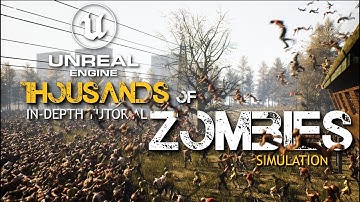 How to Create A Massive Zombie Horde in Unreal Engine 5.5 - Niagara Crowd Simulation, AnimToTexture