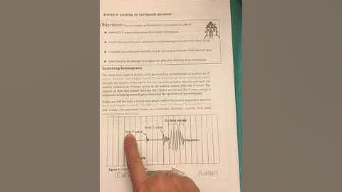 Locating an Earthquake Epicenter - Part 1 Reading a seismogram