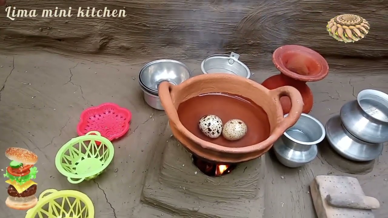 ছোট কড়াইয়ে কোয়েল ডিম রান্না | Boiled & Fried Quail Eggs | Lima Mini Kitchen