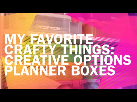 My Favorite Crafty Things: Creative Options Project Boxes!