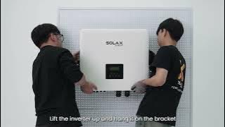 SolaX X3-Hybrid G4 PRO Installation Instruction