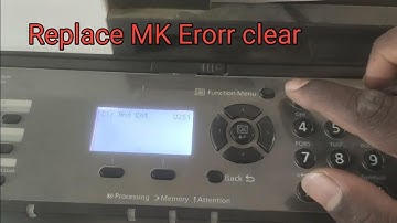 Kyocera m2040dn Replace MK Error || How To Clear kyocera Replace MK Erorr