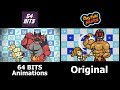 64 Bits Super Smash Heaven Side-By-Side Comparison w/ Original Rhythm Heaven Remix 10