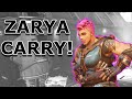 ZARYA 5V6 OMEGA LEVEL CARRY - Overwatch Volskaya Gameplay