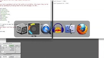 Max MSP + supercollider colour tracking