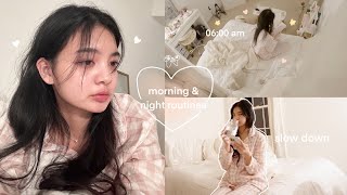 Morning and Night Routines ☾ ˚⋆ Uni Student's Full Day of Productivity & Pinterest Produtive Days