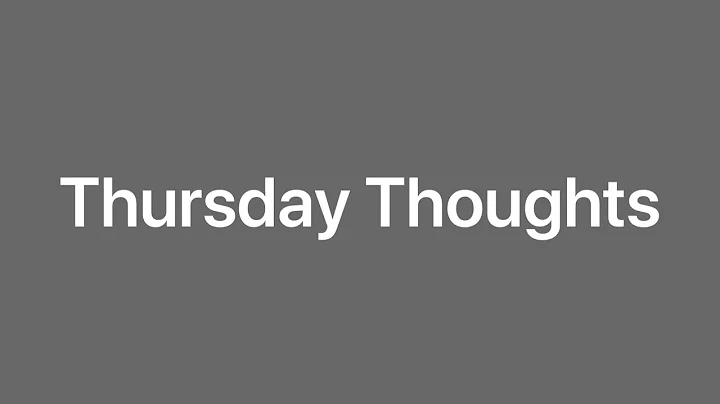 Thursday Thoughts from Jack Lovelace and Matt Rouse