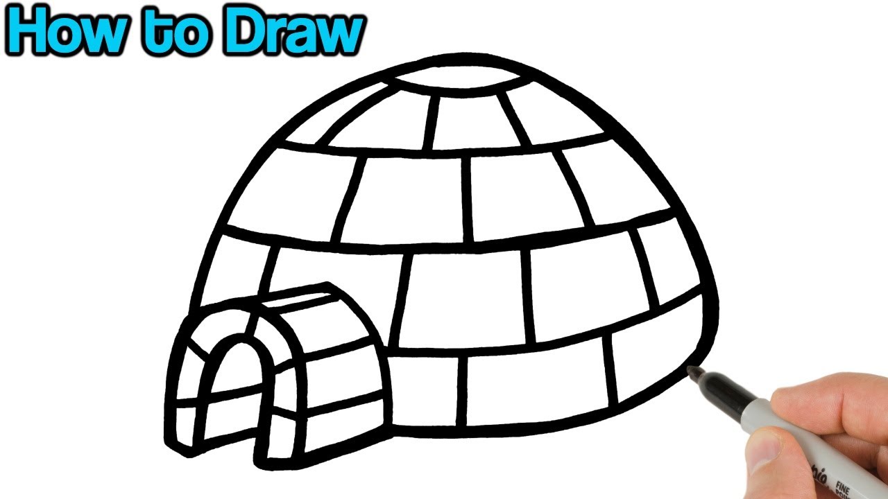 430+ Drawing Of The An Igloo Stock Illustrations, Royalty-Free Vector  Graphics & Clip Art - iStock