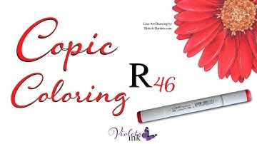 Coloring with Copic Markers  | Violeta-Ink.com