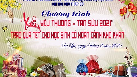 Trao quà tết cho học sinh có hoàn cảnh khó khăn