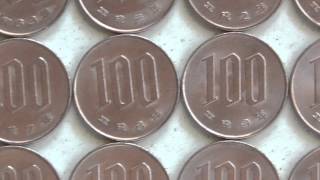昭和42年から平成27年までの100円硬貨全49枚 Japanese coin 100yen showa 42 to heisei 27