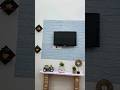 Tv cabinet area decoration ideas #diy #craft #trendingreel #Viral #homedecor #decoration #wallpaper