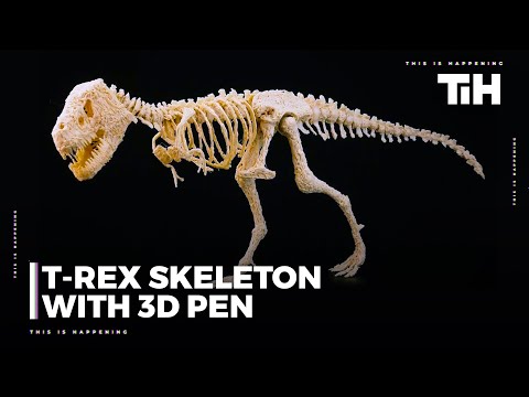 Dinosaur Skeleton With 3D Pen