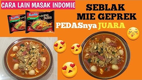 RESEP SEBLAK INDOMIE AYAM GEPREK | PEDASnya MEMATIKAN Cocok Buat Ide Bisnis