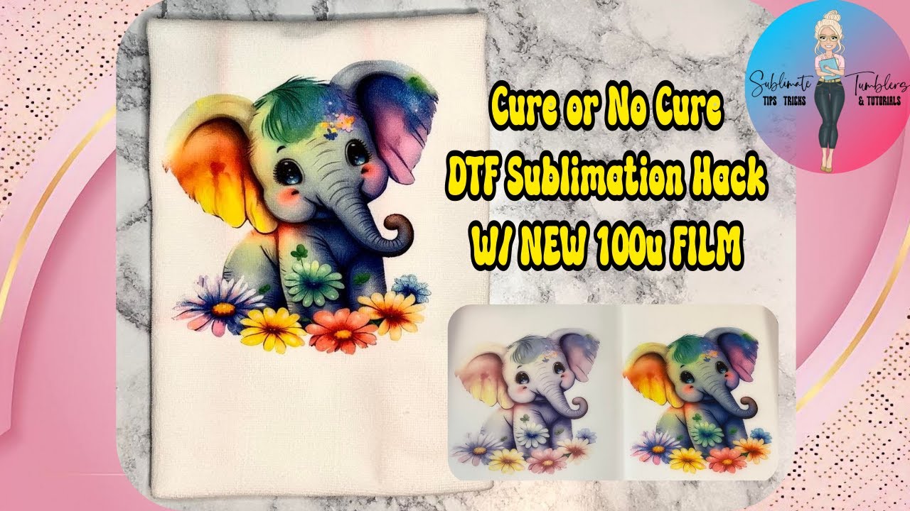 SUBLIMATION ON COTTON WITH DTF POWDER HACK