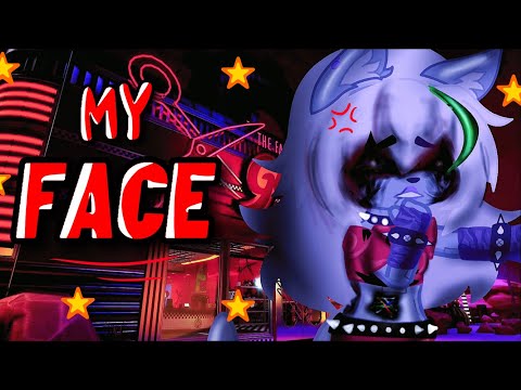 My FACE!? ☆ | FNaF | Roxanne wolf | Gacha club | meme | skit | security breach | Flash warning!