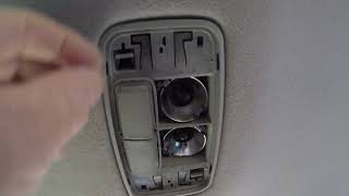 Replacing centre interior bulbs Toyota Landcruiser Prado 150 2010