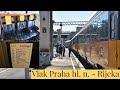 Na palubě premiéry vlaku RJ 1047 Praha hl. n. - Rijeka (30.6.20), Onboard train Praha - Rijeka