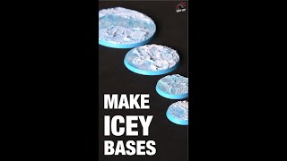 Make Ice Frozen Snow Bases For Your Miniatures - Warhammer 40k Space Wolves - Frostgrave - D&D