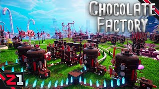 Building My Own Chocolate Factory On A Magical Land Of Candy! Chocolate Factory Prologue First Look screenshot 5