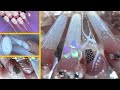 Winter Wedding With Glass Lock & Key Sculpted Acrylic Nails | ABSOLUTE NAILS