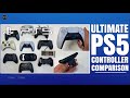 PLAYSTATION 5 ( PS5 ) - THE ULTIMATE DUALSENSE CONTROLLER COMPARISON ! PS4 BACK BUTTON ! PULSE ...