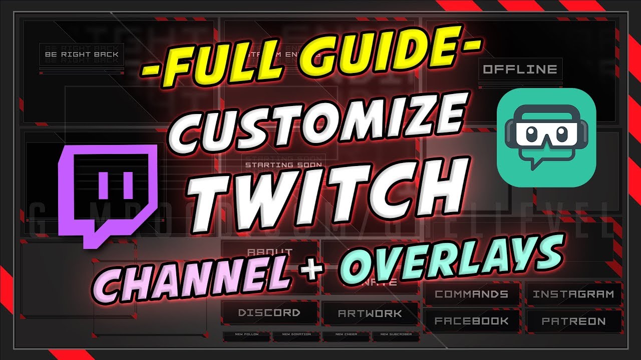 Make you a twitch overlay by Motioonnz