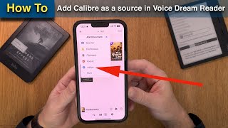 How to add Calibre as an eBook source in Voice Dream Reader to read books aloud for you screenshot 1