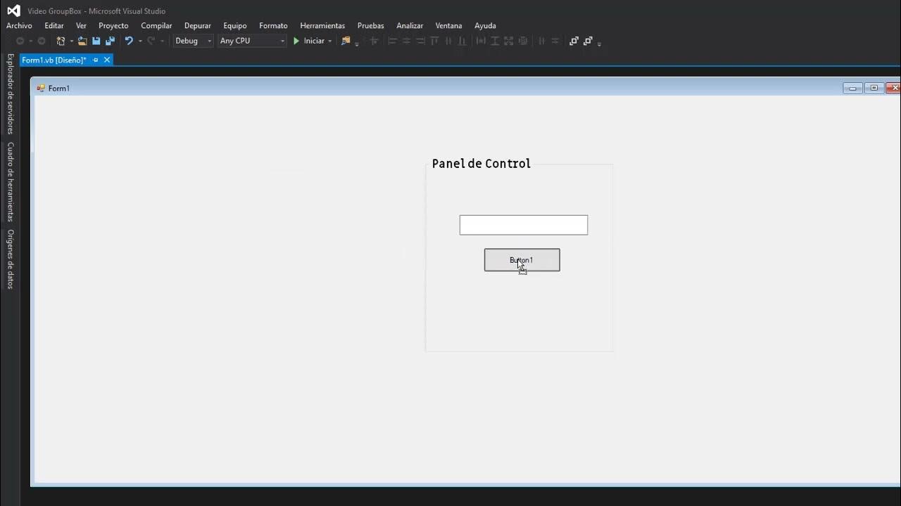 Uso del GroupBox en Visual Basic Net - YouTube