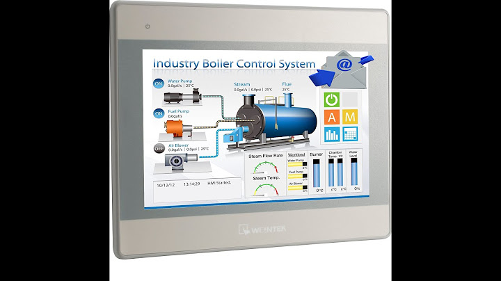 Lập trình báo lỗi màn hình hmi weintek