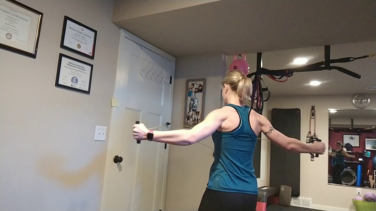 Reverse Fly with External Rotation