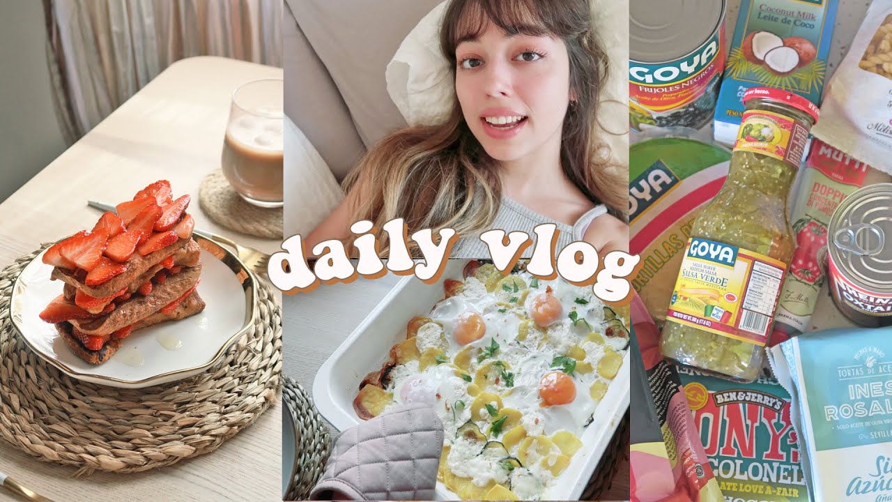vlog l compra en súper internacional, lo que como en un día y mealprep de smoothies