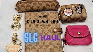 COACH OUTLET BLACK FRIDAY HAUL | COACH ACCESSORY HAUL | COACH SLG SMALL LEATHER GOODS /Yomi's Closet