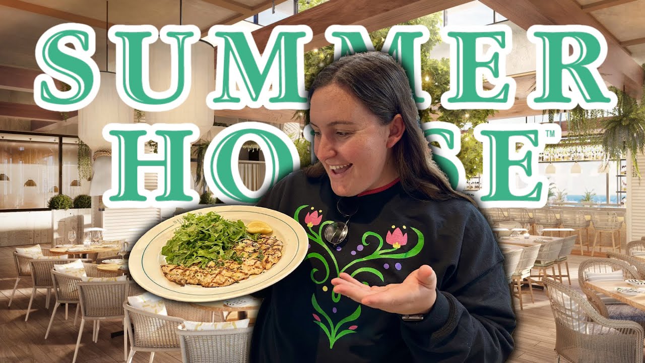 DISNEY WORLD’S NEWEST RESTAURANT- Summer House On The Lake at Disney Springs