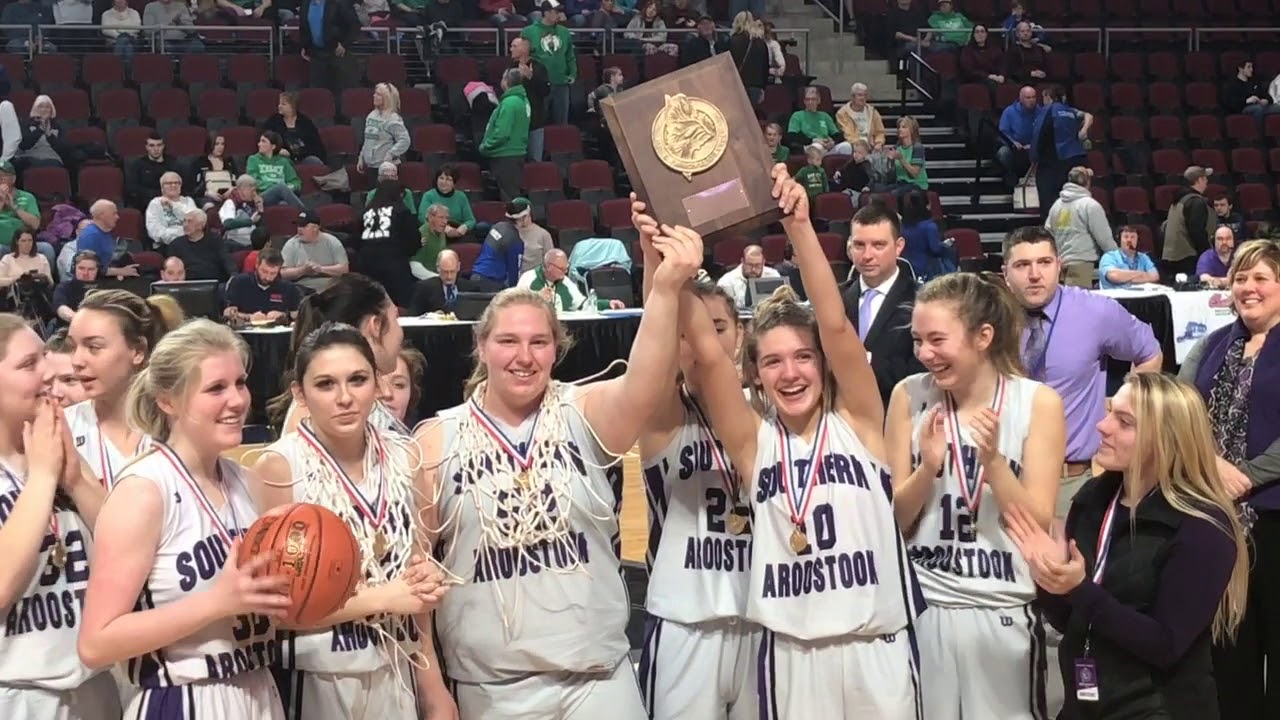 Tourney Highlight: Southern Aroostook Girls Celebrate Their Second Straight Regional Title