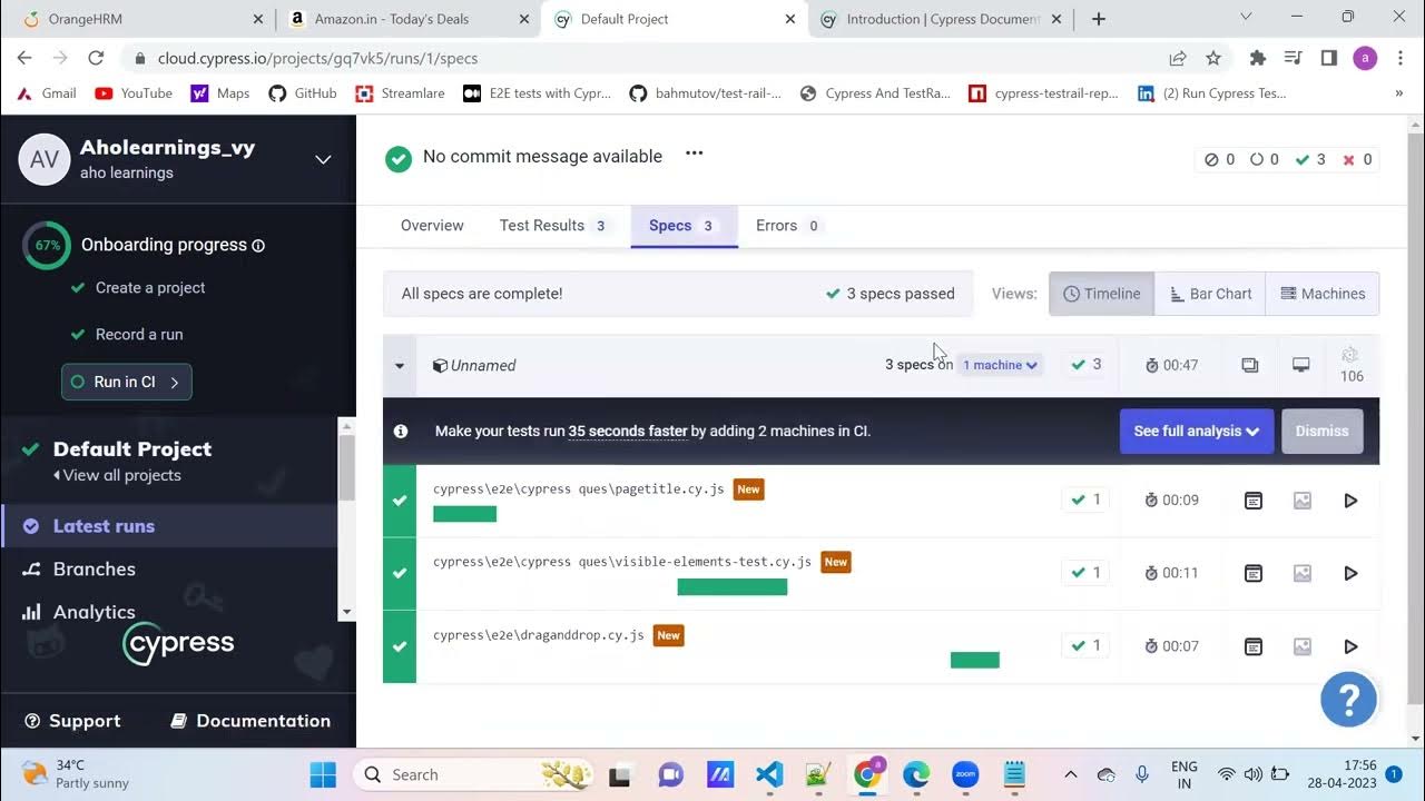 How to use Cypress Dashboard OR Cypress Cloud YouTube