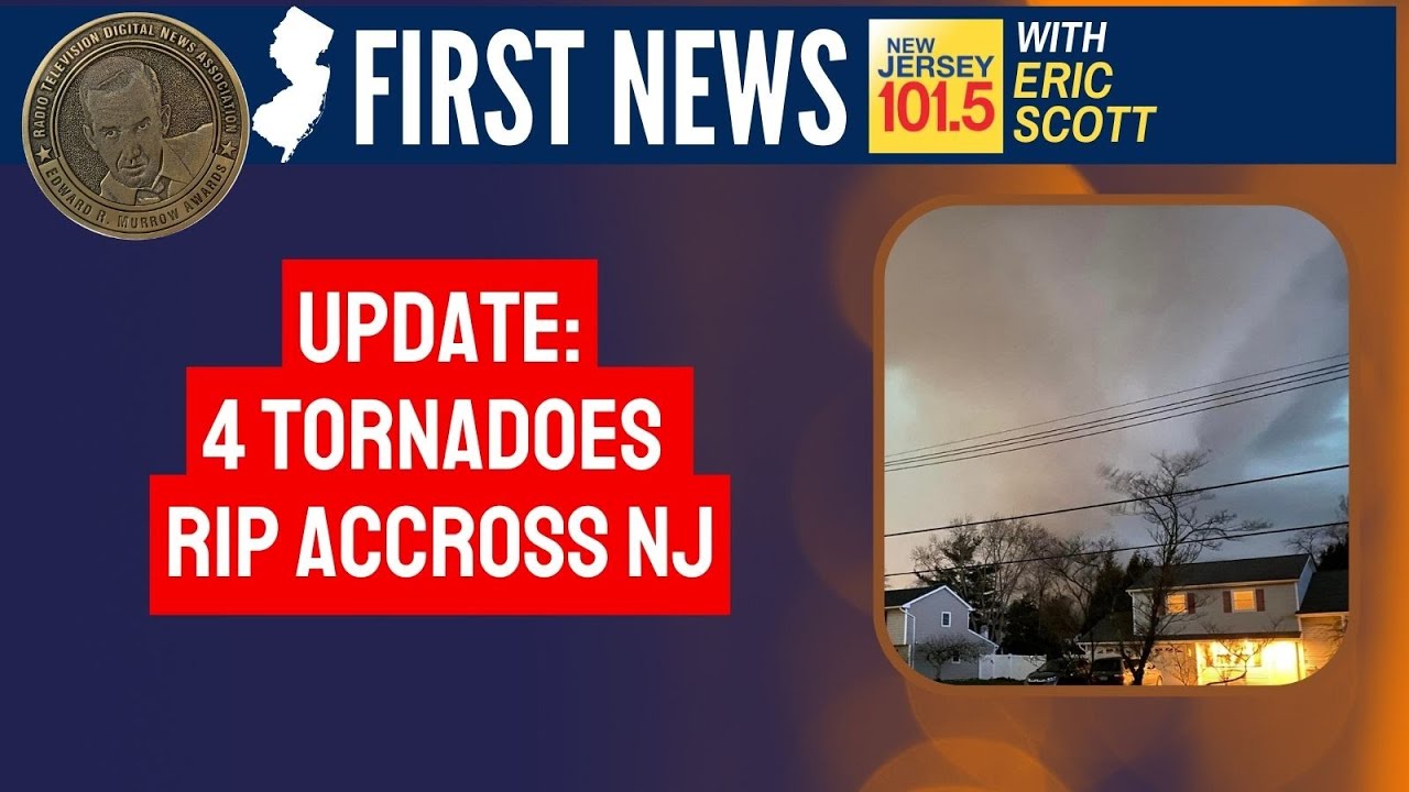 At least four tornadoes confirmed in New Jersey - YouTube