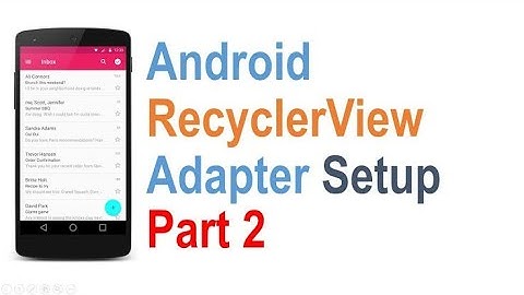 Android Recycler View Part-2 Tutorial in Tamil l android app development l Class 23