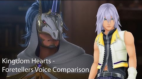 Kingdom Hearts - Foretellers Voice Comparison