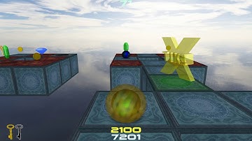 Cubosphere: two-player-mode, aqua level 5 walkthrough