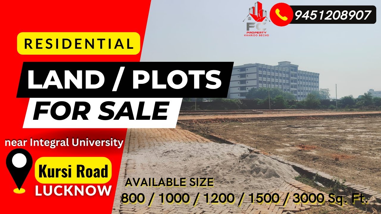 Residential Land / Plots for Sale in Lucknow, Kursi Road near Integral