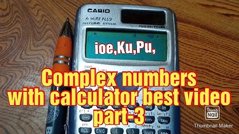 How to find square root of complex numbers with calculator//complex number part -3