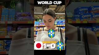 Brazil Vs Japan World Cup prediction 🤯